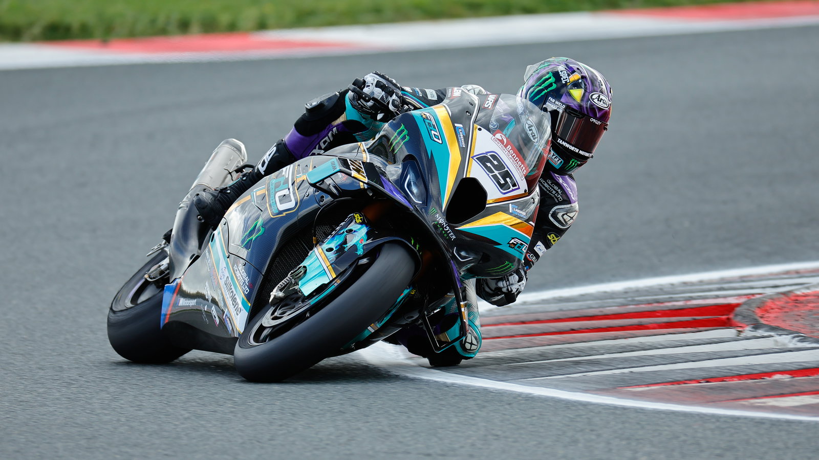 Josh Brookes, 2024 BSB Donington Test. - Ian Hopgood​